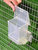 Mangeoire lapin en plexi transparent MINI 600 LOT de 3