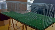 Cage d'exposition 50x50 4 compartiments SANS plateau